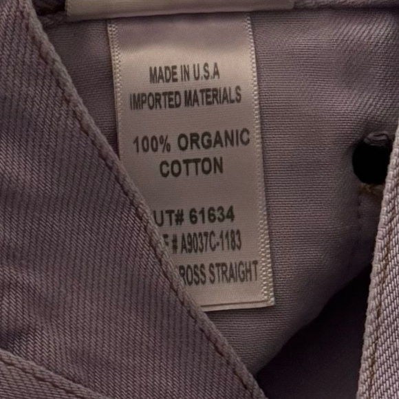 AGOLDE Criss Cross High Rise Straight Jeans In Hard Candy - Picture 10 of 10